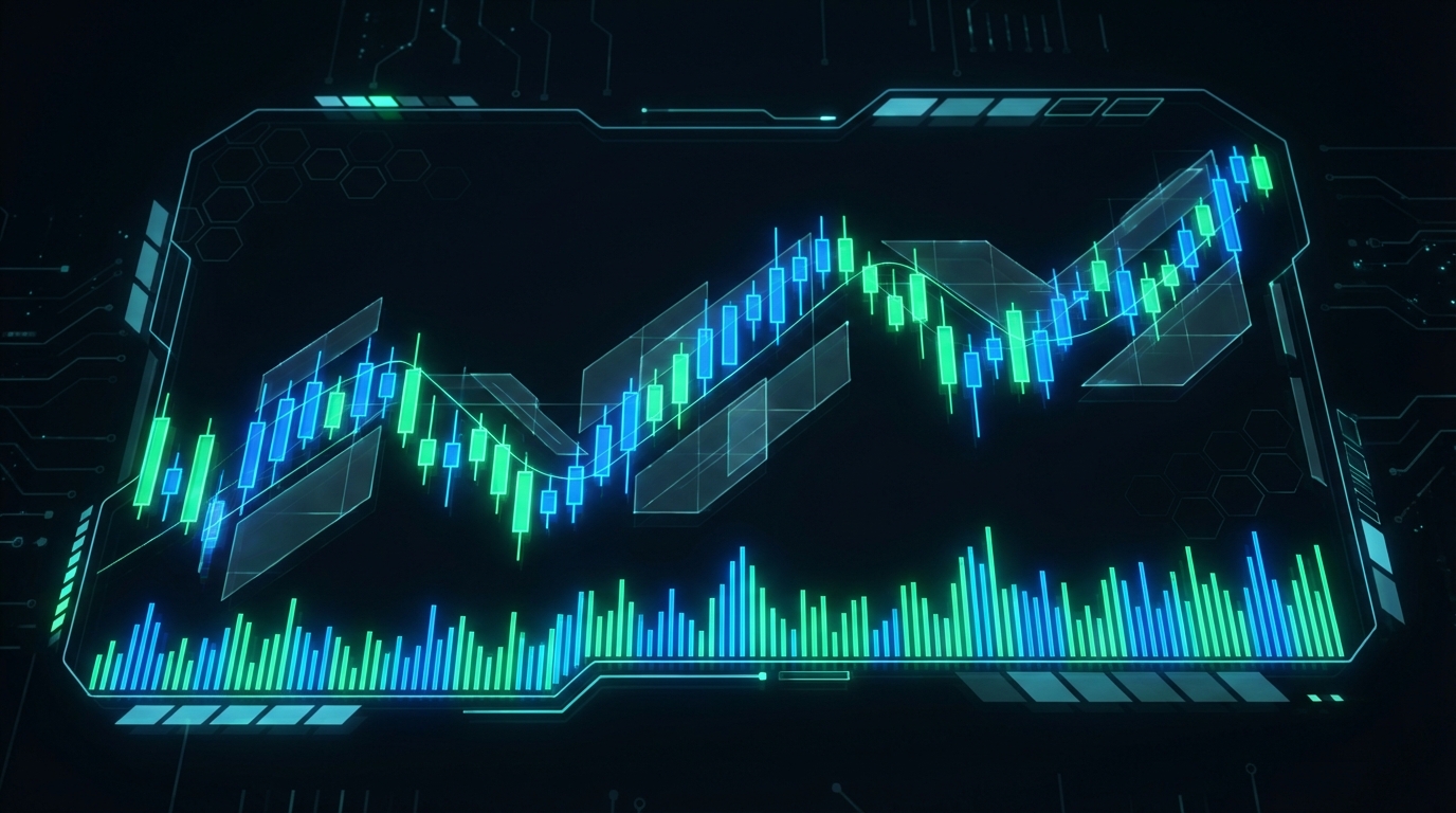 Professional crypto market analysis chart